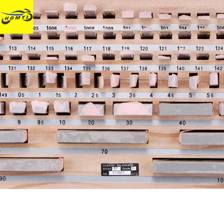 Homyl Block Gauge 87Pcs/Set 1 Grade Caliper Block Gauge Inspection ...