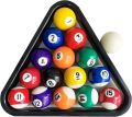 Segitiga Billiard Ukuran Bola 1 6/8" Segitiga Bola Billiard 1 6/8" Bahan Plastik Tebal Kuat Hitam. 