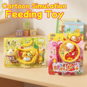 Pretend Play Feeding Toy Set Cartoon Food Pudding Ramen Hot Pot Non Toxic Kitchen Roleplay Kids