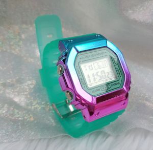 Me-Times Shop นาฬิกาแฟชั่น สายใส ระบบดิจิตอล มีไฟดูเวลากลางคืน