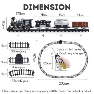 Childrens Remote Control Steam Train Toys For Boys Girls Toys Electric Train Toy Train Set