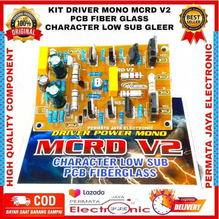 DRIVER POWER AMPLIFIER MCRD V2 PCB FIBER SUB LOW | Lazada Indonesia