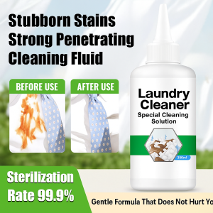 Powerful cleaning solution for stubborn sta and grease Stubborn stain remover Oil stain remover Clothing dry cleaning agent Clothing penetrant/300ml