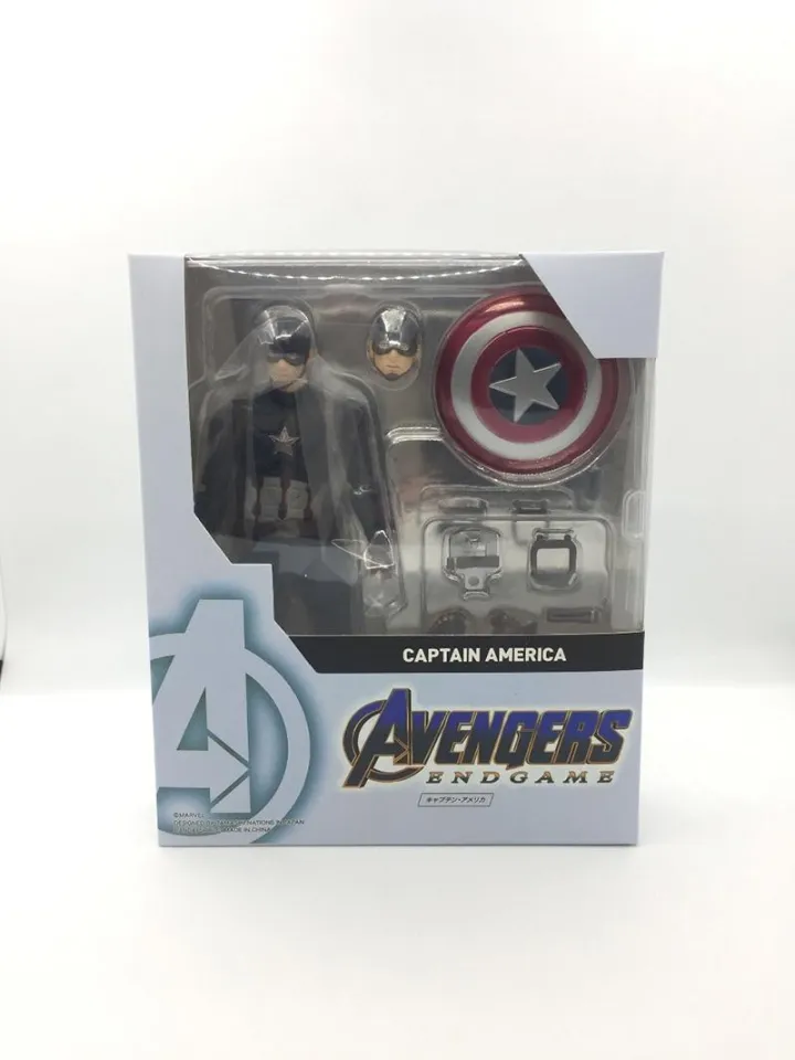 Avengers 4 Captain America Doll Model Hand Toy (new Package With Bracket).