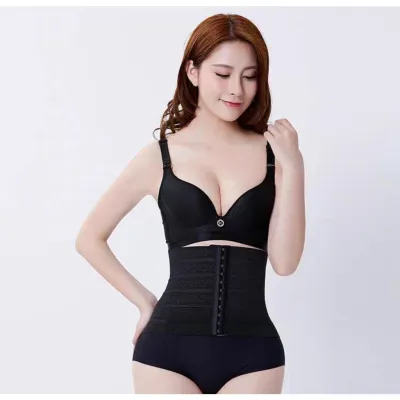 Women Abdominal Girdle Tummy Binder Waist Trimmer BodyShaper Breathable Binder Trainer Corset M-3XL