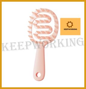 KEEPWORKING 1pcs Soft Rubber Scalp Massage Comb Hollow Out Hairdressing Comb Detangling Hair Comb For All Hair
