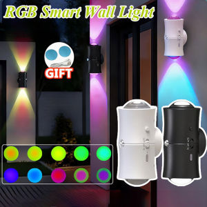 Smart Wall Light RGB LED Automatic Motion Sensor Rechargeable Night Light Room Decorative LED Light