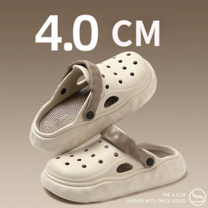 Slippers for Man Fashion Sandals Outdoor Slippers Sports Sandals Thick Bottom Non-Slip Durable Hole Shoes