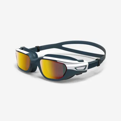 Decathlon SPIRIT swimming goggles - Mirror lenses - Small - Blue orange