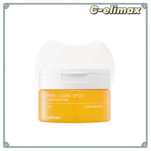 Celimax Pore+Dark Spot Brightening Pad 100ml/40pcs - ไอเท็มฮิตสำหรับผิวช้ำรูขุมขนและจุดด่างดำ! โพงกระจ่างใสให้ผิวราบรื่น สูตรรวมไนแคนามิด+กรดทรานเซมิก+Melazero V2 ลอกเซลล์ตายให้ผิวสดใส ไม่แพ้ไม่เหนอะ ทุกสภาพผิวใช้ได้