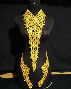 RENDA BORDIR MOTIF COKER COCOK UNTUK GAMIS GAUN KEBAYA DLL