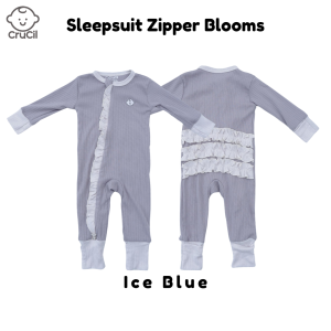 Crucil Factory Sleepsuit Zipper Polar Bear Boy and Blooms Girl