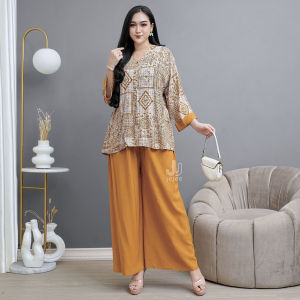Setelan Bestari Jumbo One Set Rayon Busui Piyama Baju Tidur Wanita