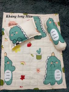 [Giá Huỷ Diệt] Bộ chăn mền gối nằm gối ôm mẫu Ếch xanh cho bé đi học mầm non tiểu học hoạt hình ngộ nghĩnh - Có bán lẻ gối ôm chăn gối nằm vỏ gối