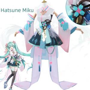 TM ชุดฮาโลวีน Hatsune Onmyoji Miku คอสเพลย์ พร้อมเครื่องแต่งกาย MT