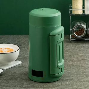 OUMUXI Travel Portable Electric Kettle Multi-Function Intelligence Kettle 304 Stainless Steel Porridge Cooking Cup