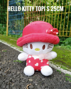 Boneka Hello Kitty Topi S 25CM Bahan Lembut