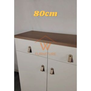 (FREE INSTALLATION) Wfurniture Shoes Cabinet Layers Shoe Rack Shoe Organizer Kabinet Kasut AlmariRak