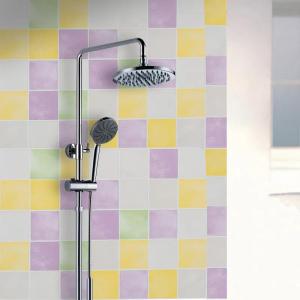 Bathroom waterproof wallpaper thickened moisture-proof self adhesive wall sticker