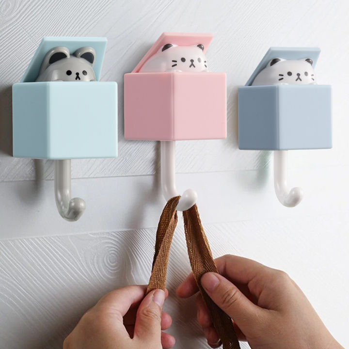 Available] Cartoon Cat Hook Wall Animal Decoration Rack 10.5 X 5