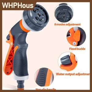 WHPHous Áp lực cao vườn vòi phun vòi phun 8 chế độ phun tưới cỏ đa chức năng rửa xe nhiệm vụ nặng nề cầm tay vật nuôi tắm