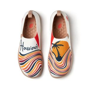 UIN Toledo A1 Womens Lightweight Loafers Casual Comfort Sneakers Art Travel Shoes-Speaking Girl
