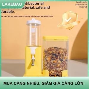 【LAKEBAO】 Hamster waterer và trung chuyển 2in1 hamster chai nước công suất lớn leakproof trung chuyển tự động thực phẩm nước quả Nguồn cung cấp