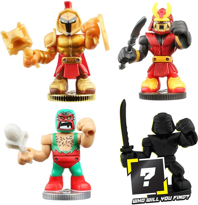 Akedo Ultimate Arcade Warriors - Warrior Collector 4 Pack - 3 Mini ...