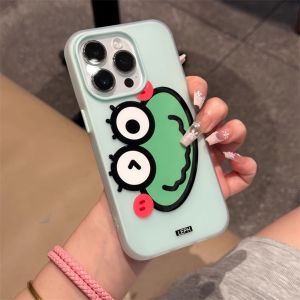 Phone Case For POCO X3 X5 X5 X6 X7 C50 C51 C61 C71 C75 PRO M2 M5S M6 M7 PLUS PRO Cartoon Frog Silicone 2 in1 Jelly Couple Soft TPU Case Cover GDK026A