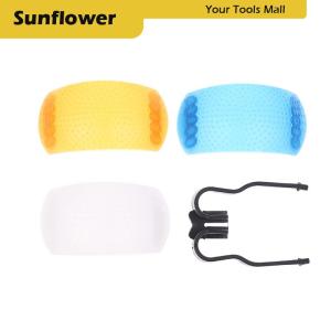 🎀🎁【Special price】Sun ฝาครอบดิฟฟิวเซอร์สำหรับกล้อง DSLR ฝาครอบดิฟฟิวเซอร์สำหรับกล้อง DSLR SLR 3สีสำหรับกล้อง DSLR SLR SLR