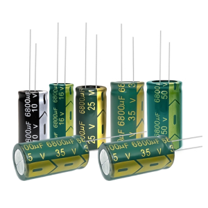 1Pcs - 10Pcs High Frequency Aluminum Electrolytic Capacitor 6800uf 10v 16v 25v 35v 50v