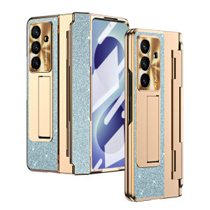 For Samsung Galaxy Z Fold 8 Ultra Case Luxury Hard With Stand tempered glass film Protective Back Cover For Z Fold 8 Phone Shell