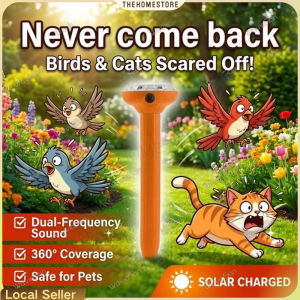 No Electricity Required HB Cat Repellent Outdoor Cat Repellent Ultrasonic Forcefully Drive Away Stray Cats and Dogs-Ready Stock MY