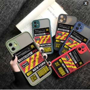 Hontinga Casing สำหรับ Samsung Galaxy A22 5G Case Creative เที่ยวบินตั๋วมีน้ำค้างแข็งโปร่งใสกลับปกคลุมกรณีโทรศัพท์นุ่มซิลิโคนฝาครอบเต็มขอบปลอกกรณีสำหรับชายหญิง