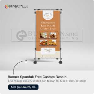 PRINT CETAK SPANDUK BANNER KUE DAN ROTI FREE DESAIN