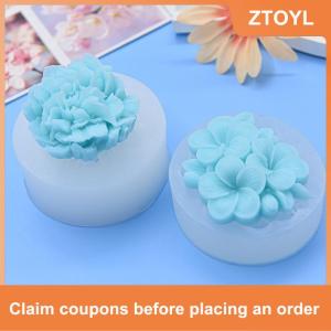 【ZTOYL】 Hoa Cẩm chướng Hoa Silicone Bánh Khuôn 3D Kẹo Kẹo Kẹo Cupcake Thạch Sô Cô La Bánh Trang Trí Nhà Bếp Baking Công Cụ Khuôn Mẫu