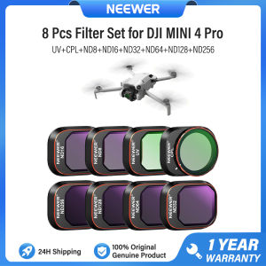 NEEWER HD Filter Set for DJI Mini 4 Pro CPL/ND/VND/UV/Black Diffusion Filters Set Drone Camera Filter Kit