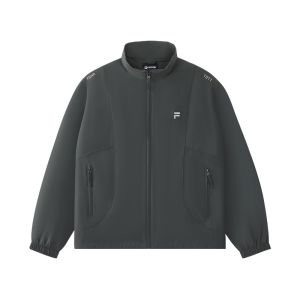 FILA FUSION Men Woven Jacket Loose-Fit Versatile Simple Sporty T11M645702F