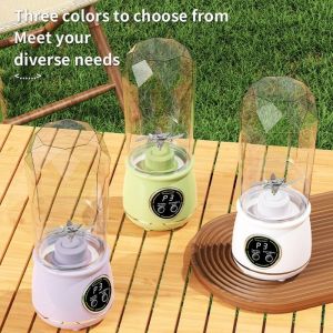 MUQZI Wireless Electric Juice Maker 10 Blades 550ml Ice Crusher Multifunctional Large Capacity Handheld Blender Bottle Home Use