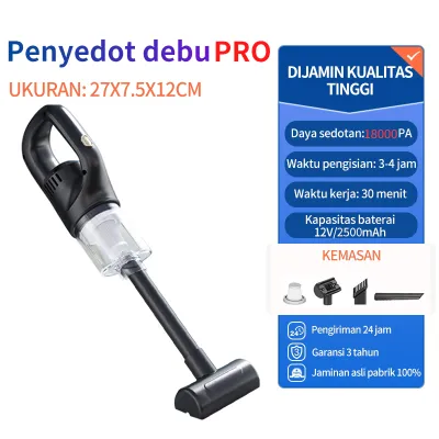 Ready Cordless Vacuum Garansi 3 tahun 12000Pa penyedot debu nirkabel portabel Dayahisap kuat untuk rumah dan mobil 3 in 1