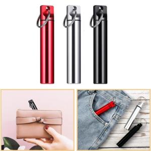 Metal Toothpick Organizers And Convenient Pills Bottle For Outdoors Adventure Business Trip 2 Classical Color