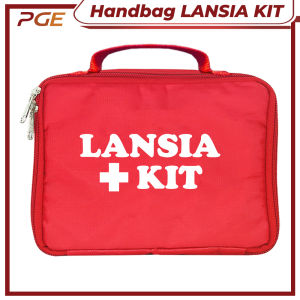 Handbag Medis Lansia Kit Tas Medis P3K Obat Pouch Travel Hand Bag First Aid Kit Tas Jinjing Alat Kesehatan P3K Siaga Bencana Megathrust