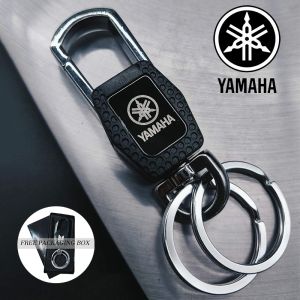 【Ready Stock】With Box Motorcycle Car leather keychain car  key holder chains personalized 6734