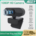 ICON Webcam for PC Webcam for Laptop 90° Wide-Angle Camera Web Camera for PC with Built-in Noise Cancelling Microphone USB Plug and Play Live Streaming Video Conference Webcam for Desktop Computer. 