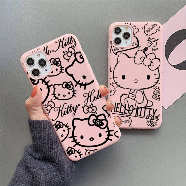 Sanrio Cute Hello Kitty Phone Case For iphone 14 Plus 13 12 Mini