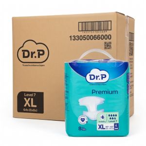 Dr.P Premium Level 7 Adult Diaper | Tape & Pants | More Pieces Per Pack | Carton Deal