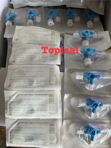 ข้อต่อ 3 ทาง 50ชิ้น สายยาง 3-Ways stopcock ข้อต่อให้สารละลายผ่าน ชนิด สามทาง 3 way สายน้ำเกลือ สายให้ยา