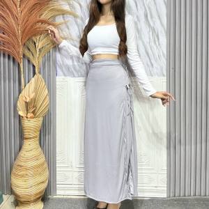 SHINE FASHION - GIRLS CRUSH COQUETTE SKIRT / ROK PINK COQUETTE AESTHETIC PITA TALI IKAT SNOW -P