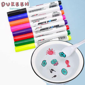 DUKEEN Floating Pen Whiteboard Pen Erasable Water-based Marker Pen Tile Marker Repair Wall Grout Pen for Teaching Drawing Digital