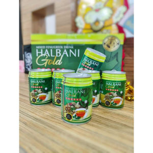 Ready stock🇲🇾[!! FREE DELIVERY !! EXTRA AIR WRAPPER 免费包邮免费气泡垫包装] (NEW) Halbani Gold per carton 24canX250ml 康乐芭 纯天然草药饮品 降高血压 高血糖 糖尿病